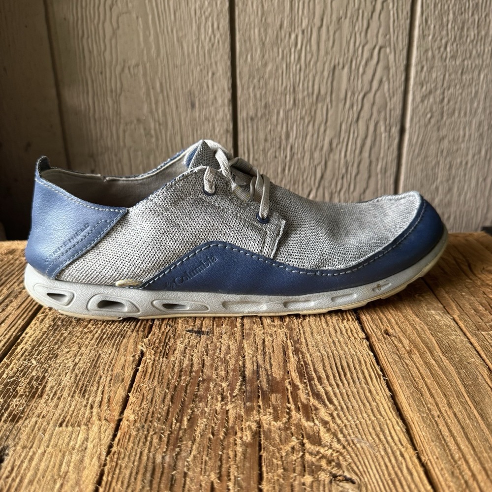 Columbia PFG Bahama Relaxed Fishing Shoes Men's Sz 12 Graphite & Blue BM0099-053